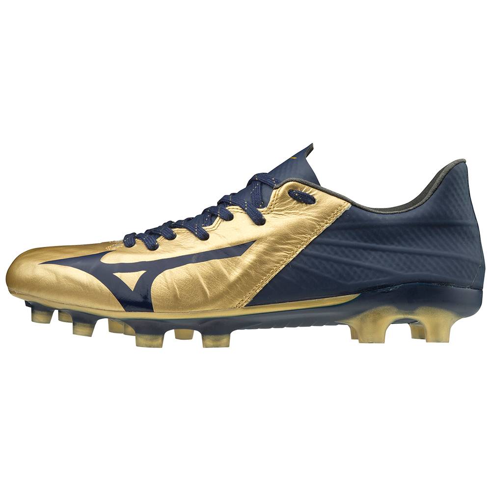 Damske Kopačky Mizuno Rebula III Japan Zlate/Námornícka Modrá Vypredaj JFEX25876